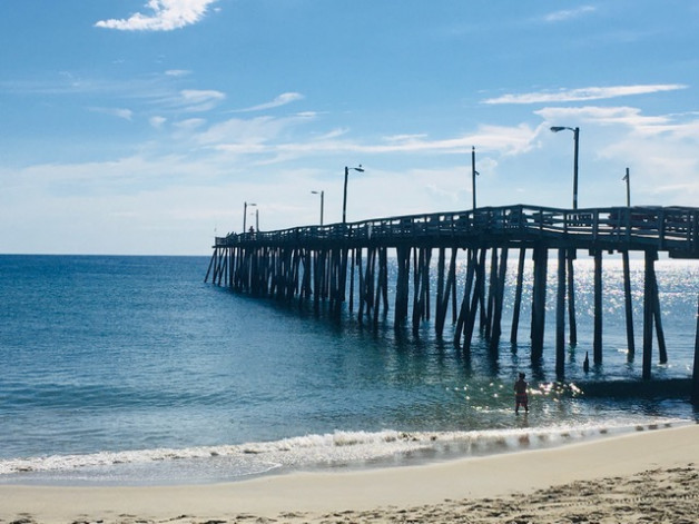 It’s a beautiful day in the neighborhood . . . and on the Nags Head Pier