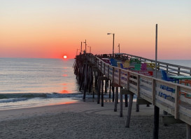 Fishing at the Nags Head Pier – a great way to start and end the day!