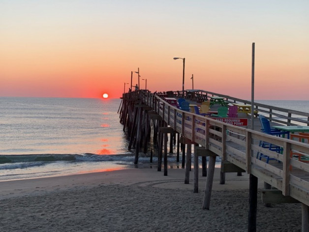 Fishing at the Nags Head Pier – a great way to start and end the day!